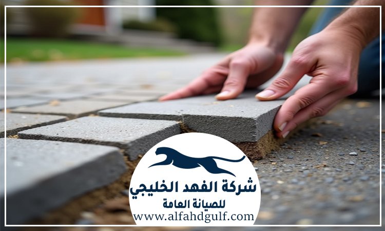 تركيب انترلوك ارضيات في العين