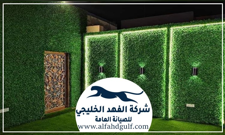 تركيب عشب جداري في عجمان