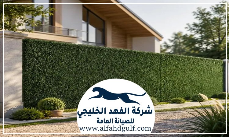 تركيب عشب جداري في الرحبة