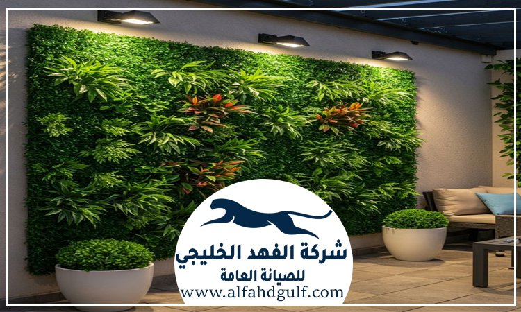 تركيب عشب جداري في الفجيرة