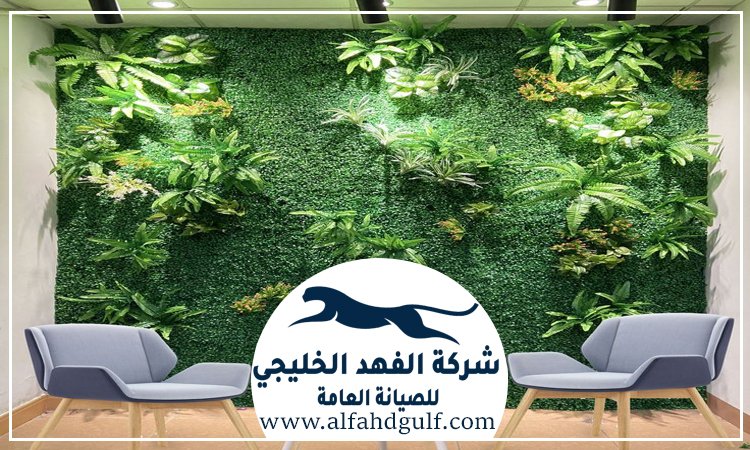 تركيب عشب جداري في الشارقة
