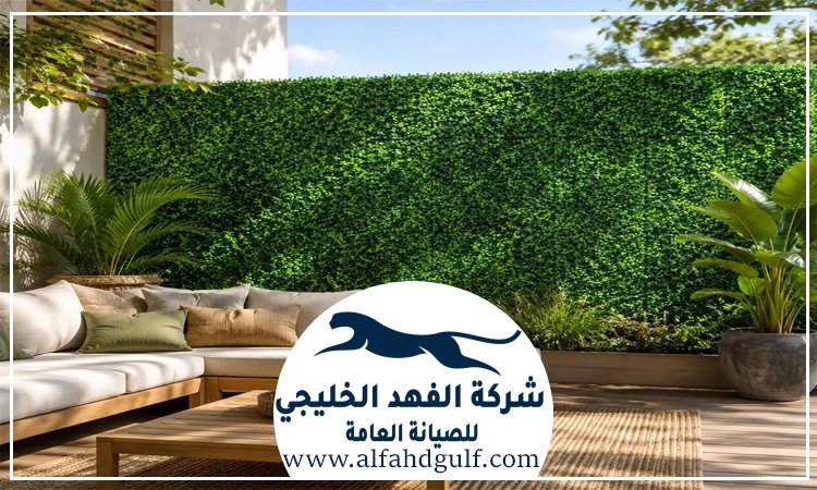 تركيب عشب جداري في البرشاء